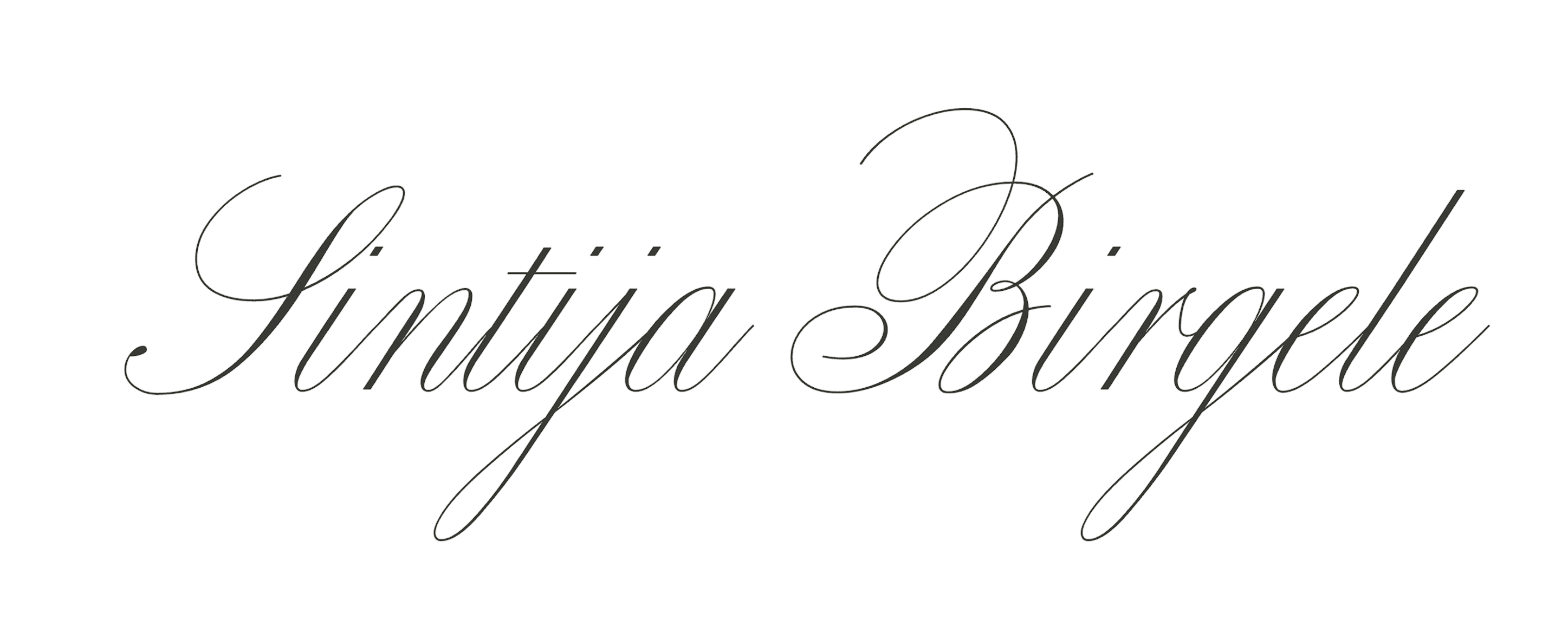 Signed, Sintija Birgele